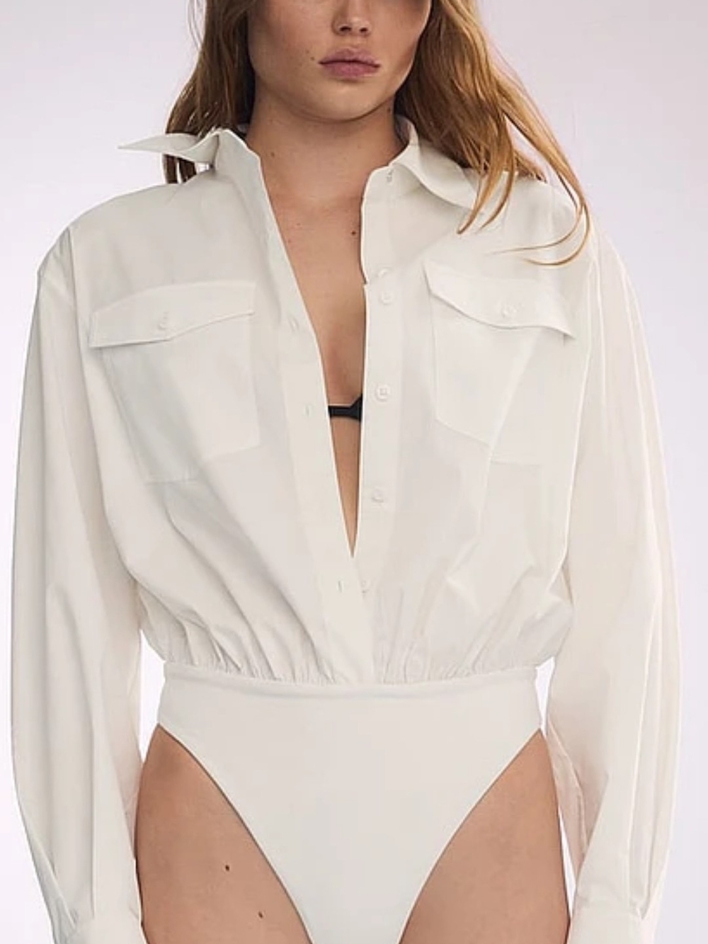 Victoria's Secret Atelier Victoria's Secret x Altuzarra Shirt Bodysuit